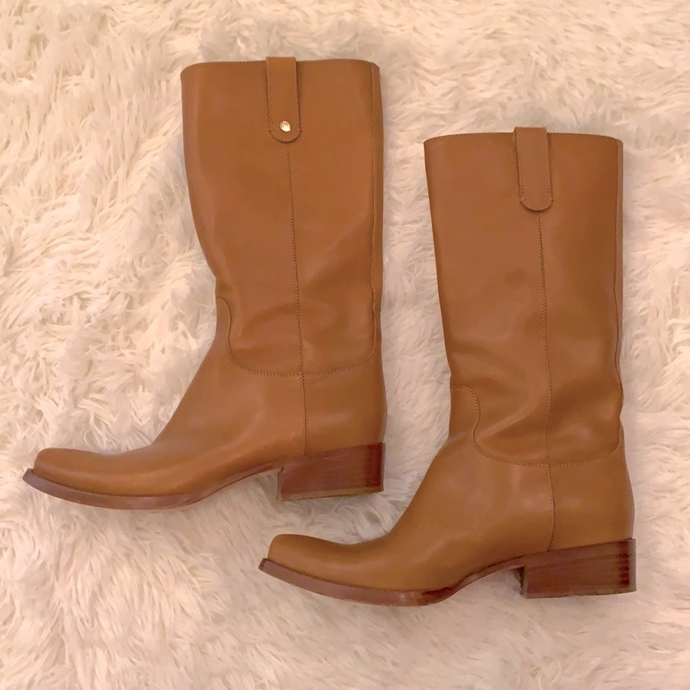 JIMMY CHOO Cowboy Tan Boots